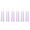 Set of 12 Mini Conical Candle - Lilac