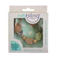 Nibbling - Leaf Dummy Clip : Sage & Oat