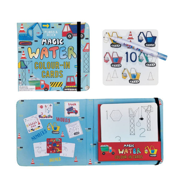 Floss and Rock - UK - Construction Water Pen and Cards