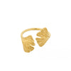 Biloba Ring- Gold