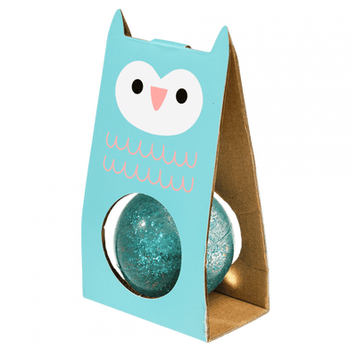 Blue Glitter Bouncy Ball