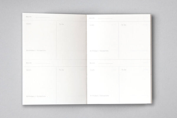 Limited Edition - A6 Pocket Layflat Weekly Planner - Sophie in Blue/Green