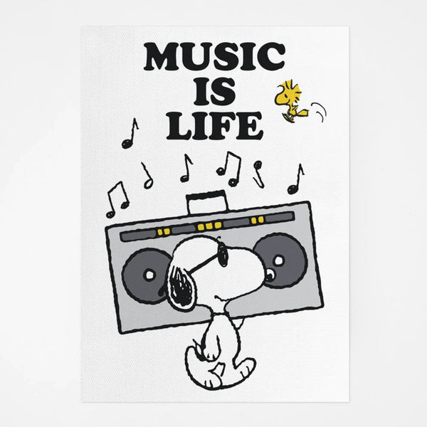 Peanuts Music Tea Towel