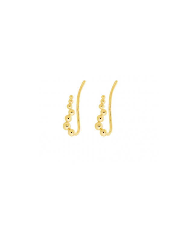 Glint Ear Climbers - Gold Plated