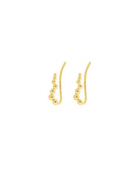 Glint Ear Climbers - Gold Plated