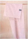 TBCo - Lambswool Oversized Scarf in Dusky Pink Gingham