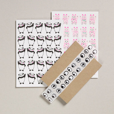 Petra Boasa - Writing Paper Set - Pandas & Lucky Cats