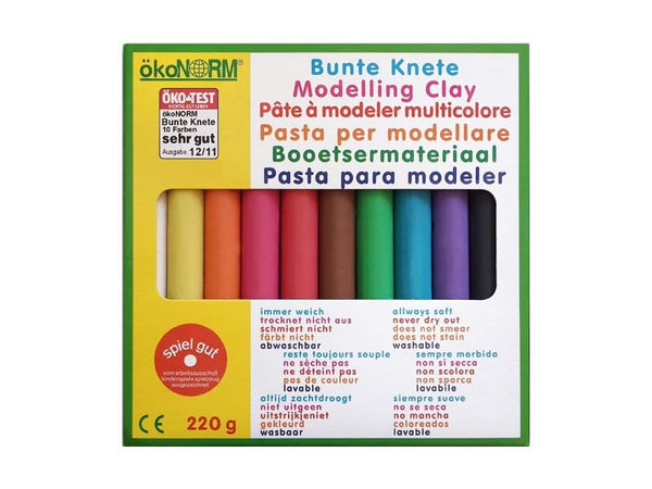 okoNORM Modelling Clay Always Soft 10 Colour Pack