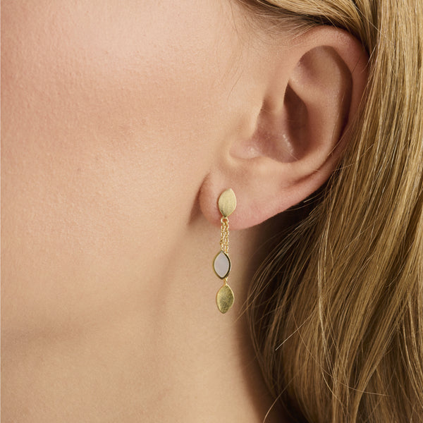 Flake Earrings - Gold Plated