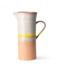 HK Living, 70s ceramics: jug, sunrise
