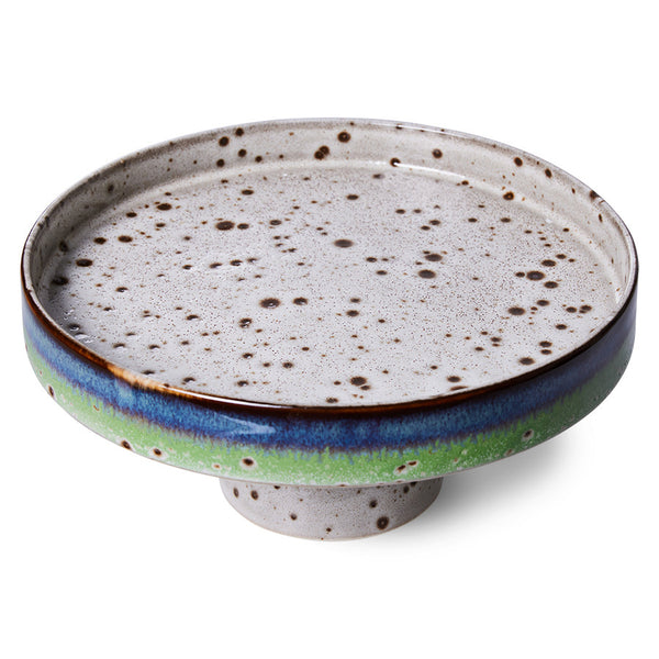 70s Ceramics - Bowl on Stand - Comet