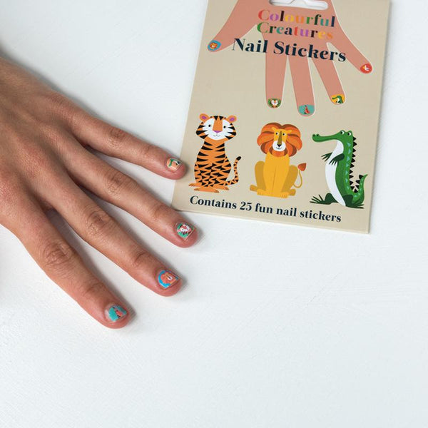 Rex - Colourful Creatures Nail Stickers