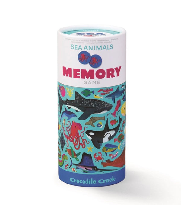 Crocodile Creek - 48 pc Animal Memory Game - Sea Animals