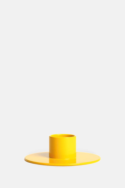 Not the Girl Who Misses Much - POP Candleholder - Traffic Yellow