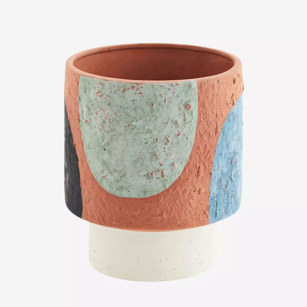 Madam Stoltz - Hand-painted Terracotta Flower Pot