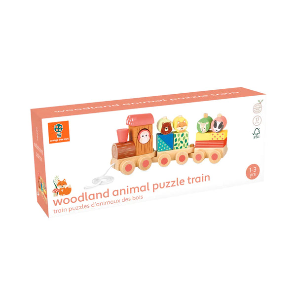 Orange Tree Toys - Woodland Puzzle Train