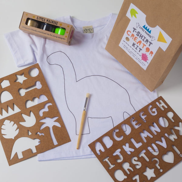 Little Mashers - Dinosaur Creator Kit - Design Your Own T-Shirt - 5-6 Years