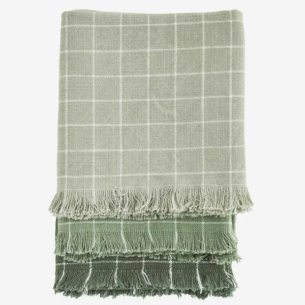 Madam Stoltz - Checked  Kitchen towels (Set of 3)