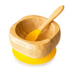Eco-Rascals - Bamboo Suction Bowl & Spoon - Yellow