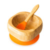 Eco-Rascals - Bamboo Suction Bowl & Spoon - Orange