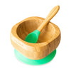 Eco-Rascals - Bamboo Suction Bowl & Spoon - Green