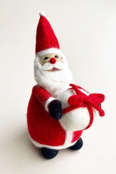 Amica - Father Christmas with Present - Decoration