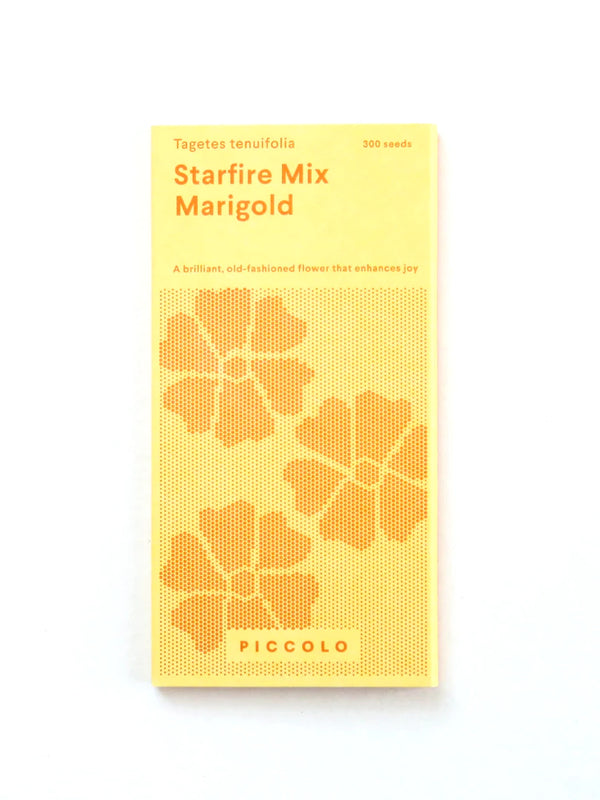 Piccolo- Starfire Mix Marigold 300 seeds (Tagetes tenuifolia)