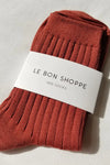 Le Bon Shoppe - Her Socks - Terracotta