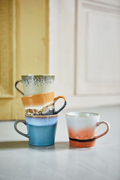 70s Ceramics - Cappuccino Mug - Dusk