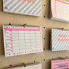 Weekly Planner - Pink & Orange Grid
