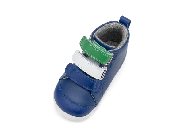 Bobux - IW Hi Court Switch Blueberry (Emerald + White)