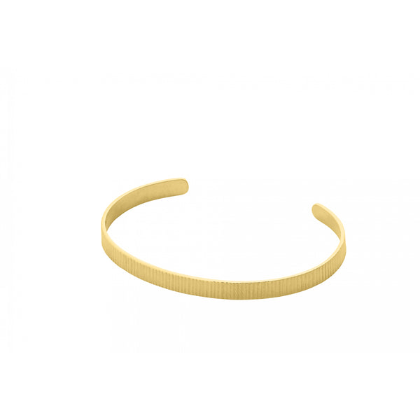 Sea Reflection Wide Bracelet  - Gold Plated