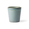 70s Ceramics: coffee Mug: moss