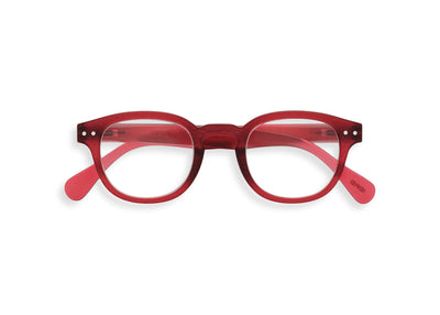 #C Reading Glasses - Rosy Red