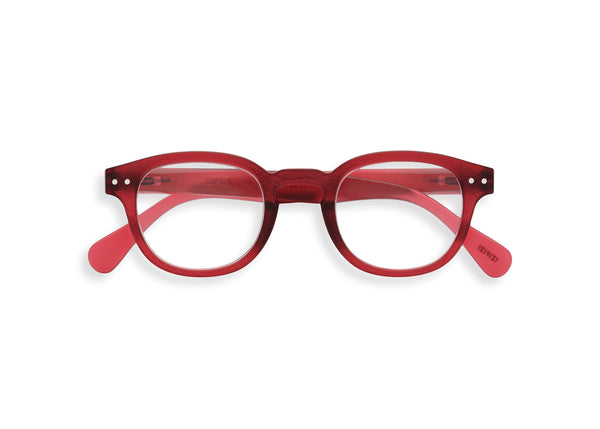 #C Reading Glasses - Rosy Red