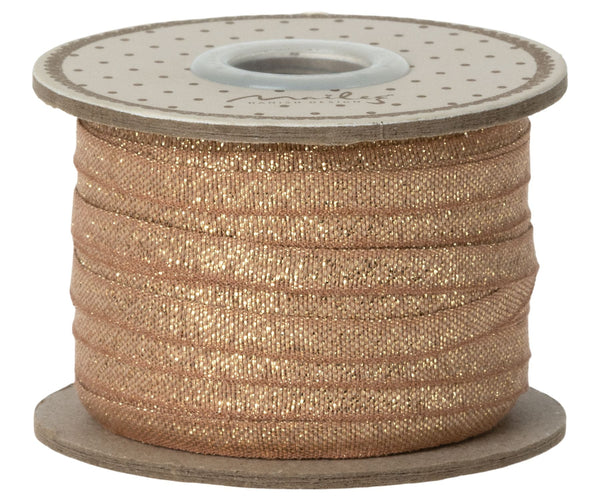 Ribbon, 20m - Vintage Rose/Gold