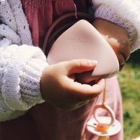 Nibbling - Silicone Soother Case: Blush Pink