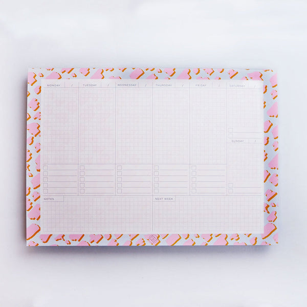 Pink Animal Weekly Planner