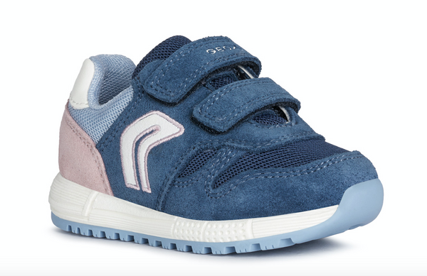 GEOX - B ALBEN G. A - SUEDE+MESH [AVIO/SKY]