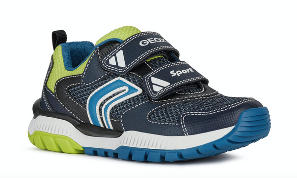 GEOX - J TUONO B. D - MESH+TUMB.SYN [NAVY/LIME]
