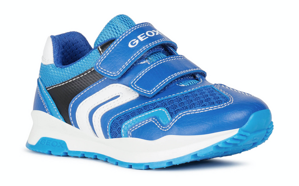 GEOX - J PAVEL B. A - MESH+TUMBL.SYN [ROYAL/LT BLUE]
