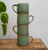 Violet Shaw Ceramics- Stumpy Mug - Green