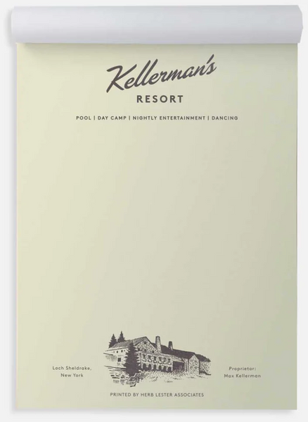 Fictional Hotel Notepads: Kellerman's Resort