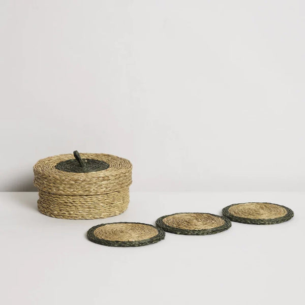 Gone Rural - Forest Green Coaster Set