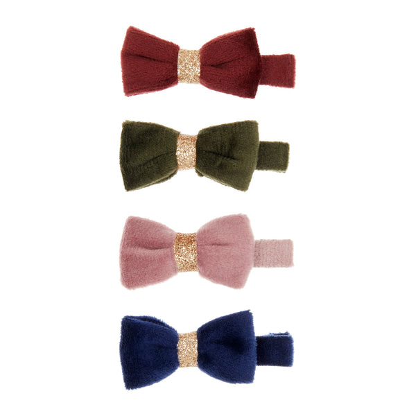 Mimi & Lula -  Velvet Tinkerbell Bow Clips