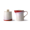 70s Ceramics: milk jug & sugar pot frost