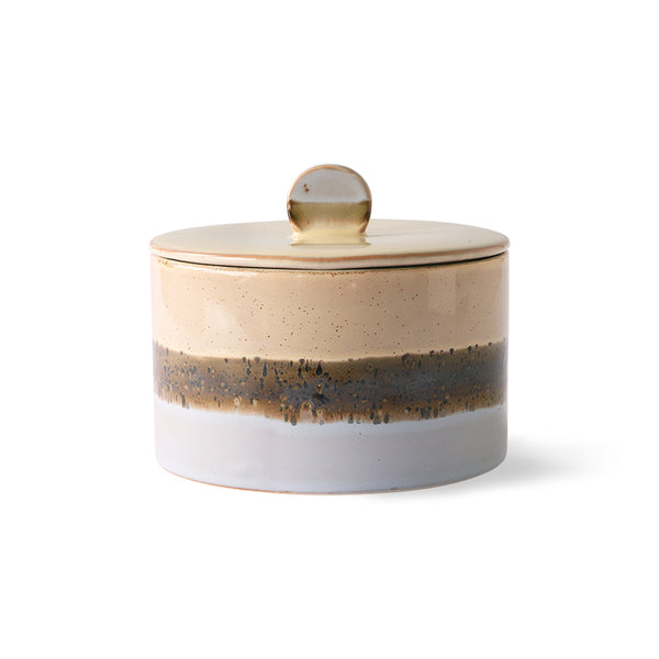 Ceramic 70s cookie jar  lake