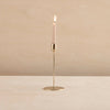 Aaron Probyn - Flute brass candlestick, Polished: Medium
