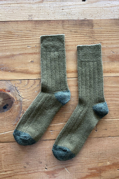 Le Bon Shoppe - Classic Cashmere Socks - Fern