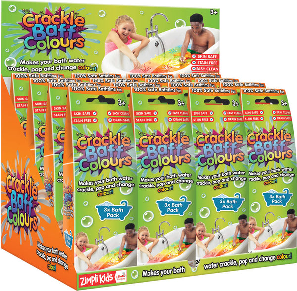 Crackle Baff Colours -  3 Pack - 30g